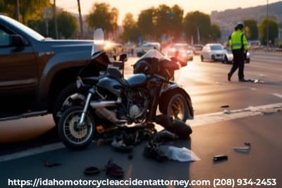 image of Idaho Motorcycle Injury Intersection Accidents with Attorney reference